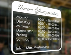 Aufkleber & Beschriftung